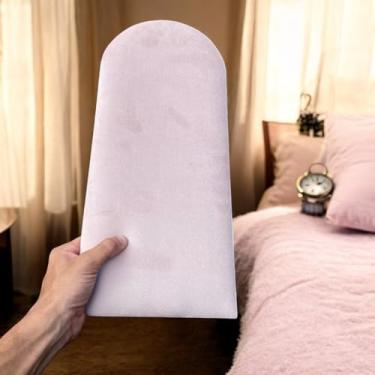 Imagem de KIT COMPLETO CABECEIRA NUVEM ESTOFADA ADESIVA MODULAR PARA CAMA SOLTEIRO CASAL QUEEN KING L (Rosé Claro,CAMA QUEEN - 8 unidades)