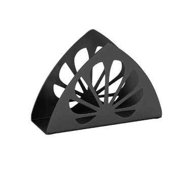 Imagem de Porta-lenços de papel criativo suporte de toalha de papel vertical restaurante café hotel mesa personalidade caixa de guardanapo triângulo oco decorativo porta-guardanapos (cor: 4) (3)