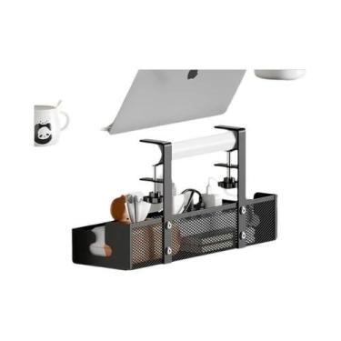 Imagem de Bandeja Organizadora De Cabos Para Mesa, Suporte Metálico Para Fios, S