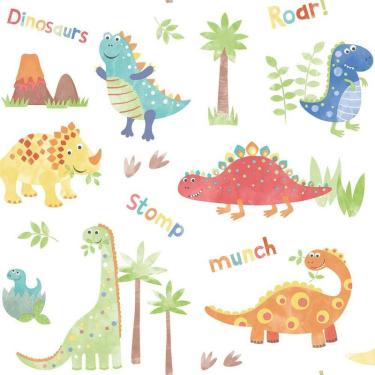 Imagem de Papel de Parede Dinossauros - G78364 Colorido Tiny Tots 2 - G78364
