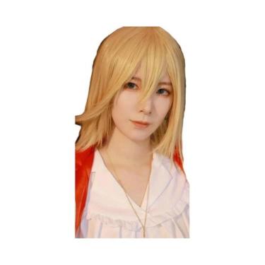 Imagem de Peruca Sintética Bob De Comprimento Médio Para Mulheres E Homens, Cosp