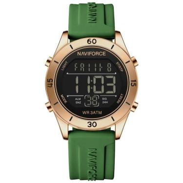 Imagem de Relógio Feminino Esportivo Tela Lcd Digital Pulseira Silicone Impermeavel 3atm Verde