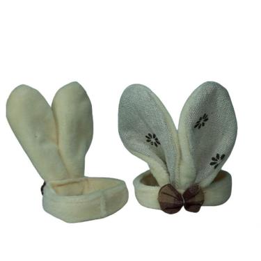 Imagem de Conjunto 2 Peças Porta Guardanapo Tiara De Coelho 8X5X5Cm