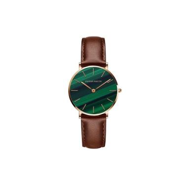 Imagem de Relógio Feminino Hm-cc36 Pulseira De Couro Marrom