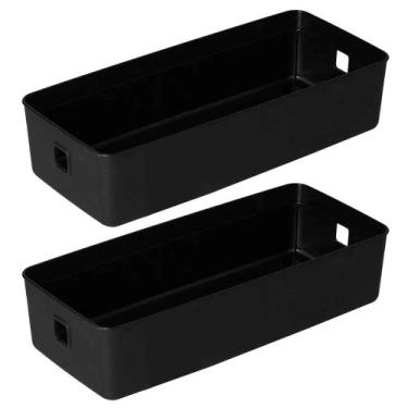 Imagem de Kit 2 Caixa Organizadora 3,2 Litros Média Sem Tampa - Paramount Plasti