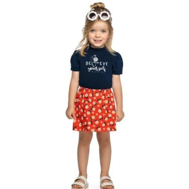 Imagem de Conjunto Infantil Menina Verão, Margaridas, 2 peças - Kely & Kety-Feminino