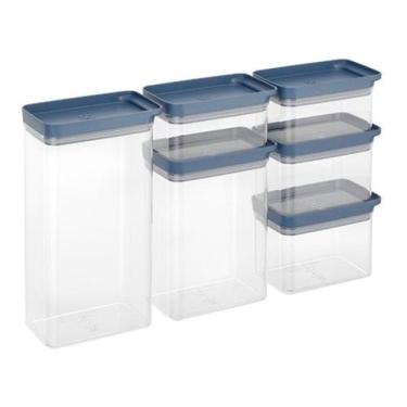 Imagem de Jogo de Porta-Mantimentos Herméticos Retangulares Electrolux Experienc