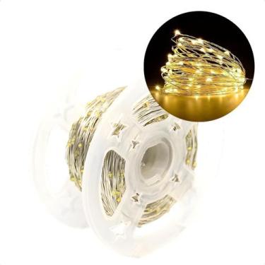 Imagem de Fio De Luz Fada Cordão Pisca Pisca 8 Funções 500 Leds 48M - Taschibra