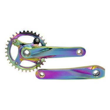 Imagem de Pedivela Bike Single Gta Coroa Unica Alumínio 170mm Camaleão