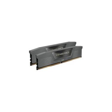 Imagem de Memória RAM Corsair Vengeance, 16GB (2x8GB), 5200MHz, DDR5, CL40, Intel XMP, AMD EXPO, Cinza - CMK16GX5M2B5200Z40