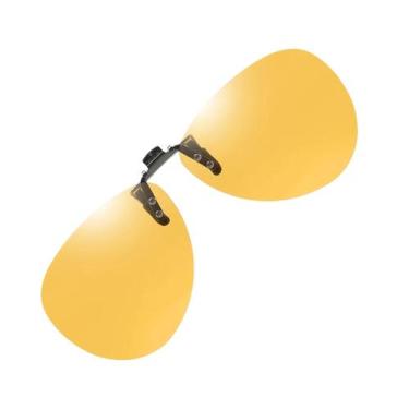 Imagem de Óculos De Sol Polarizados Com Clip-on Rebatível Para Óculos De Grau, T