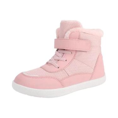 Imagem de Botas De Inverno Para Crianças Com Bico Largo E Estilo Barefoot, Tênis