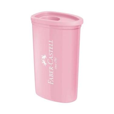 Imagem de Apontador Faber-Castell com Depósito  Tons Pastel, Compacto e Prático 