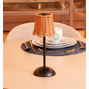 Imagem de Luminária de Mesa Led 3 Tons Usb Wolff Lagoon Preta Metal