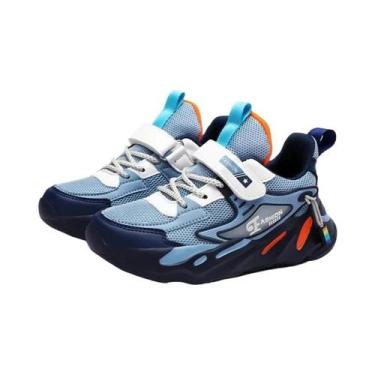 Imagem de Tênis Casuais Para Crianças, Respirável, Em Malha, Antiderrapante, Par