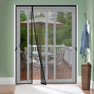 Imagem de Tela de porta Iduontis Magnetic Fiberglass 183x203 cm Heavy Duty