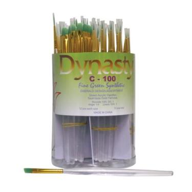 Imagem de Pincel Dynasty C-100 Detail Verde Fino Sintético x72