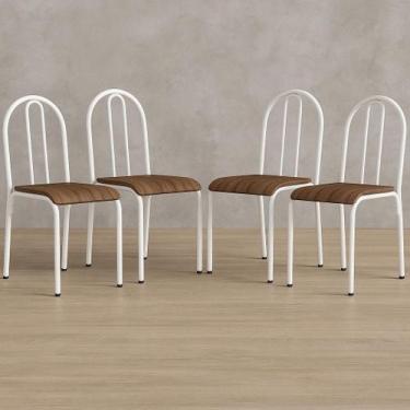 Imagem de Kit 4 Cadeiras de Jantar Varanda Cozinha Sala de Estar Epoxi 544.arc -