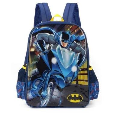 Imagem de Mochila Escolar Luxcel do Batman 37931 - Masculino-Masculino