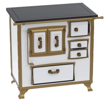 Imagem de Fogao a Lenha Venax GII n 1 Renaissance Premium Branco SE