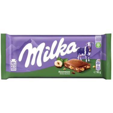 Imagem de Chocolate Ganze Haselnuss Milka 90g