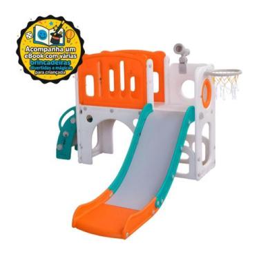 Imagem de Playground Infantil Indoor Mini Mundo Spring Freso Baby Com Escorregad