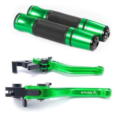 Imagem de Kit Manopla Manete Esportivo Fz8 Fz6 R6 Xj6 Mt07 Mt09 R1 - Stark Race,