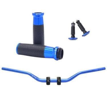Imagem de Kit Manopla Peso Guidão Trail Lander Crosser Xtz Xre Bros Falcon Torna