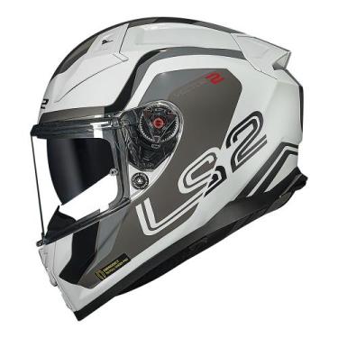 Imagem de Capacete LS2 FF811 Vector 2 Metric Branco Titanium, 56