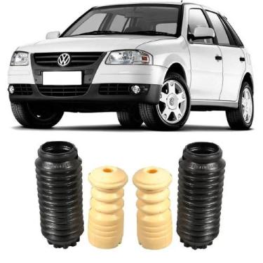Imagem de Kit Batente Gol G4 Impacto Reposição Automotiva Traseiro (2005 Até 201