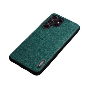 Imagem de Capa De Couro Brilhante Para Samsung Galaxy S24 S23 S22 S21 plus Ultra