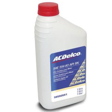 Imagem de Oleo Motor 5w40 Api Sn Sintetico Volkswagen Acdelco 1 Onix prisma agil