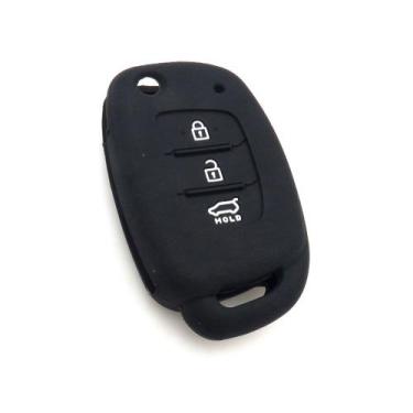 Imagem de Capa De Silicone Para Protecao Da Chave Canivete Preta Winnparts Hb20 