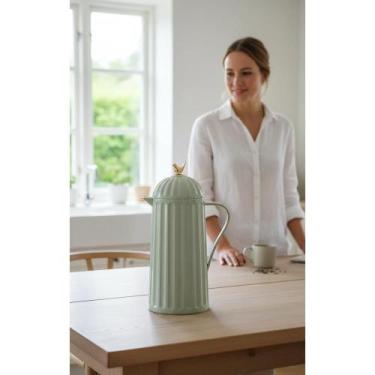 Imagem de 2x Garrafa Térmica Plástico Menta 1L: Elegância e Praticidad - Congrat