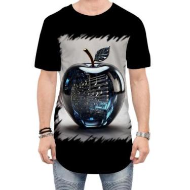 Imagem de Camiseta Longline Maçã Musical de Cristal 1 - Kasubeck Store®, GG