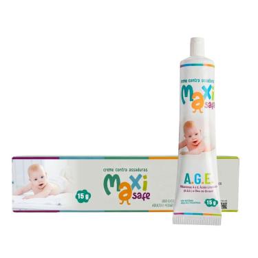 Imagem de Creme Pomada de Assadura  Óleo Girassol A.G.E  15g Maxi Baby