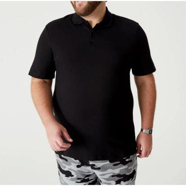 Imagem de Camisa Polo Básica Masculina Adulto Plus Size Piquet Stretch - Malwee Plus-Masculino