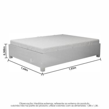 Imagem de Guarda Roupa Modulado Com Cama Paris 5 Portas 2 Gavetas Branco - CARIO
