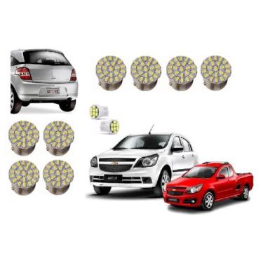 Imagem de Lâmpadas led lanterna pisca ré freio agile 09 10 11 12 13 14 - VELOX T