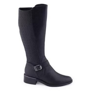 Imagem de Bota Feminina Comfortflex 23-69334 cano longo salto baixo-Feminino
