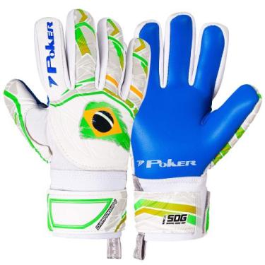 Imagem de Luva de Goleiro Poker Championship II New, Branco, 9