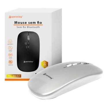 Imagem de Mouse Fino Sem Fio Bluetooth Wireless Recarregável Moderno - peing, Pr