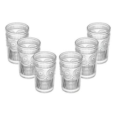 Imagem de Conjunto 6 Copos Altos Mandala 380ml em Vidro Wolff - âWolff