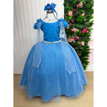 Imagem de Vestido Longo Diamante Azul Serenity da Banana Club, Portage, 3