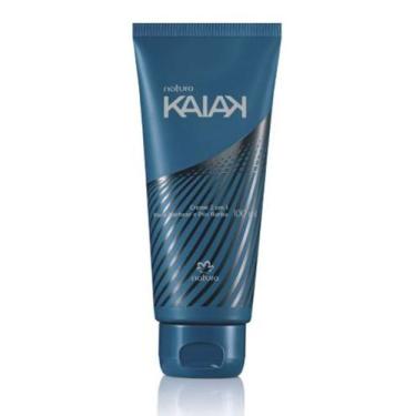 Imagem de Creme para Barbear 2 em 1 Kaiak Masculino Natura Pré e Pós Barba