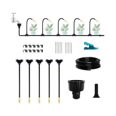Imagem de Kit Universal DIY Para Irrigação E Resfriamento De Plantas Em Estufas 