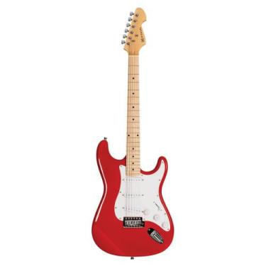 Imagem de Guitarra Michael Strato GM 217 Vermelha, Vermelho
