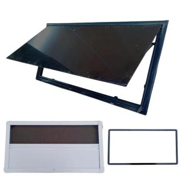 Imagem de JANELA BASCULANTE 90X45cm ACRILICO DUPLO, BLACKOUT, MOSQUETEIRO - SANJ