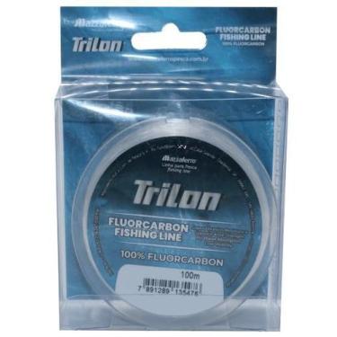 Imagem de Linha Pesca Fluorcarbon Trilon 0,31m Suporta 5,7kg 13lb 100m - mazzafe