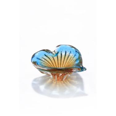 Imagem de Porta joia pequeno / azul c/ ambar 8x18cm - GNJ HOME DECOR